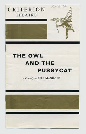 The Owl and the Pussycat - theatre poster - Criterion Theatre